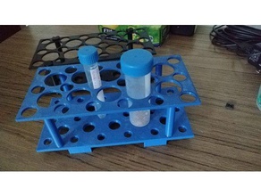 falcon-tube-rack-50ml 15ml Biologie Biochemie grid Labor Rohr-Halter 3d print model - Mito3D