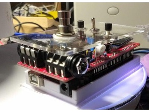 arduino mega base la electrónica caja de carcasa 3d print model - Mito3D
