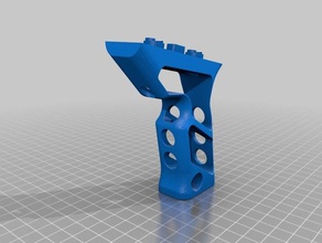 esqueleto m-lok mlok verticalgrip otros airsoft empuñadura vertical 3d print model - Mito3D
