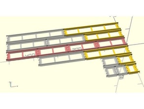 lego city train track compatible straight openscadsmuk version construction toys 3d print model - Mito3D