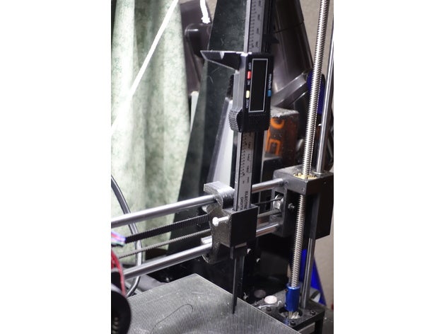 vernier holder levelling bed 3d printer accessories 3D print model - Mito3D