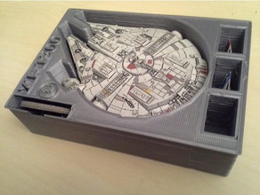 yt-1300 storage box x-wing stanley organizer Spiele millennium falcon 3d print model - Mito3D