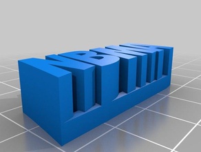 nbma Knaller Skulpturen angepasst 3d print model - Mito3D