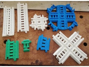 thomas compatible tracks construction toys 3d print model - Mito3D
