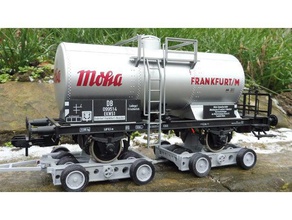 culemeyer trailer strassenroller 1-gauge 132 vehicles 45mm gauge lgb marklin 3d print model - Mito3D