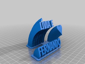 livia fernando office personalizzato 3d print model - Mito3D