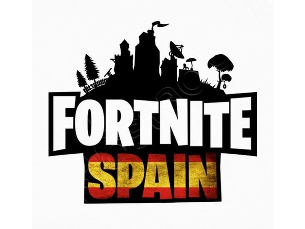 fortnite İspanya logosu video oyunlar fornite madeinspain oyun 3D print model - Mito3D