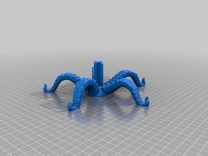 octopus flute stand music 3d print model - Mito3D