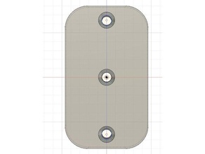 ikea bestastuva Loch-Vorlage 3d Drucker - Zubehör autodesk fusion 360 besta enclusure fusion360 ikeastuva stuva 3d print model - Mito3D