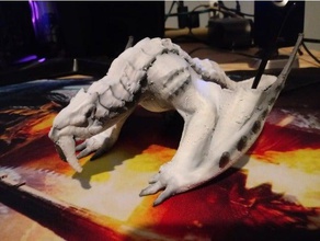 barioth monster hunter le creature d20 dnd drago dungeon wyvern 3d print model - Mito3D