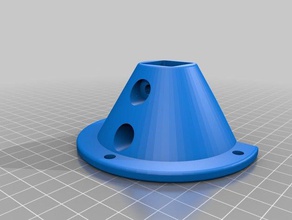 base v-Nut 20x20mm extrusion Robotik 3d print model - Mito3D