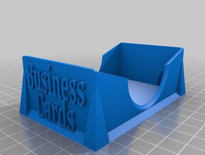 business-Karten-Inhaber office Visitenkarten-Etui business-card-Inhaber 3d print model - Mito3D