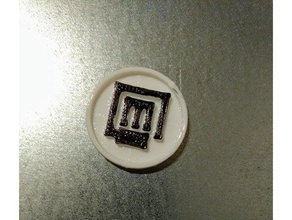 dms magnete tirare i segni loghi dallas makerspace magnet holder 3d print model - Mito3D
