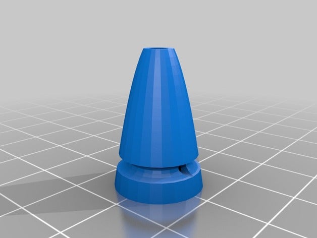 blowgun dart 3d printer parts 625 blowdart cone 3D print model - Mito3D