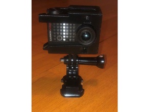 garmin virb luz ultra caso esporte ao ar livre câmera, ação do quadro da câmera de montagem 30 a gopro monte 3d print model - Mito3D