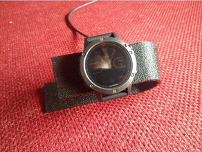 minimalist garmin watch stand gadgets 3d print model - Mito3D