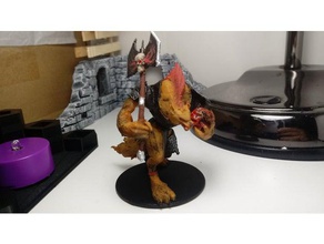 gnoll carrion king games dungeons dragons miniature miniatures monster pathfinder rpg tabletop 3d print model - Mito3D