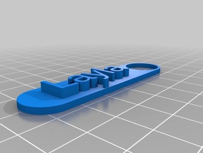 layla name tag keychains customized 3d print model - Mito3D