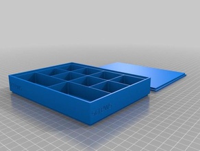 stackable screw container lid diy customized 3d print model - Mito3D