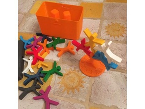 jeu d&eacutequilibre gioco di equilibrio telecomandati da tavolo costruzione giocattoli dadresse societe bambini nsfw 3d print model - Mito3D