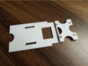 sonicmodel f1 wing baseplate bottomplate fc stack diy bottom plate inav sonic modell sonicmodell 3d print model - Mito3D
