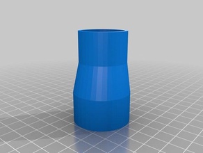 meu personalizados deslocamento tubo redutor partes 3d print model - Mito3D