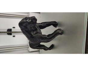 goril ağaç destekler remix hayvanlar gorille meshmixer 3d print model - Mito3D