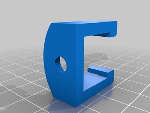 clip tenda cavo tenditore casa 3d print model - Mito3D