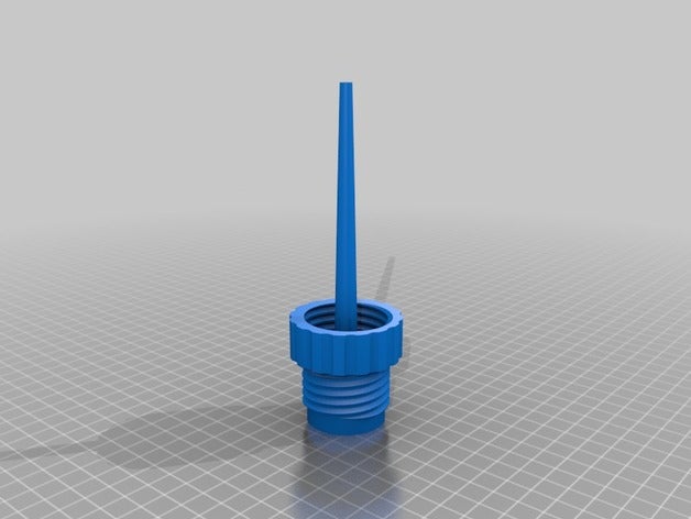 experimental adapter cap glass bottles soda machine kitchen dining openscad sodastream 3D print model - Mito3D