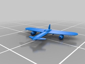 merc ii des véhicules l'histoire alternative en avion de chasse split avions guerre la seconde mondiale 3d print model - Mito3D