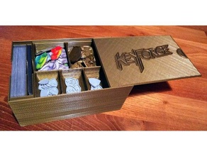 keyforge token deck box Spiele Brettspiel deckbox 3d print model - Mito3D