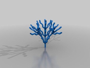 christmas tree art 3d print model - Mito3D