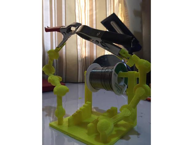 Löten helfende hand 3d drucken helping-hands Lötstation 3D print model - Mito3D