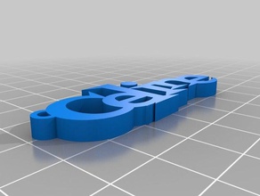 celine Anahtarlık özelleştirilmiş 3d print model - Mito3D