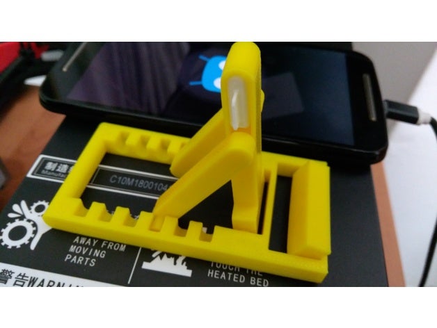 spacer edebes foldable phone holder accessories 3D print model - Mito3D