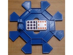 mexicano del cubo tren de motor juegos domino mesa 3d print model - Mito3D