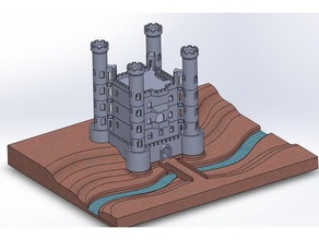 castelo mf edifícios estruturas 3d print model - Mito3D