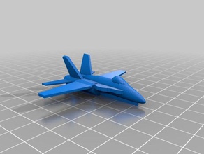 copy tiny fighter jet f18 3d printing 3d print model - Mito3D