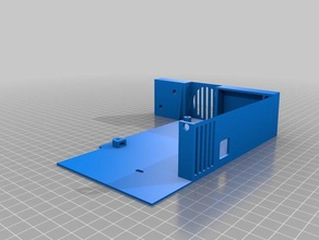ender 3 mks gen-Adapter case mount remix flush Vorderseite 3d Drucker Teile ender3 3d print model - Mito3D