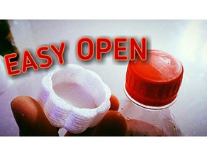 bottle opener tpu flexible plastic hand tools easy open 3d print model - Mito3D