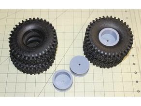 customizable rc wheels vehicles 110 scale 3d print model - Mito3D