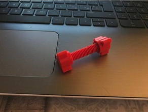 weiße Metall detectorcoil Schraube bolt sport im freien Spulen 3d print model - Mito3D