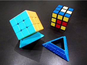 cubo di rubik magico stand i puzzle kameya robo3d rubics 3d print model - Mito3D