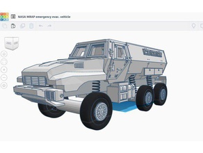 rc voiture camion corps 112 bae caïman de la nasa mrap style des véhicules crawler modèle l'échelle à vallée swat jouet 3d print model - Mito3D