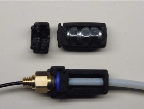 bowden tube lock 3d printer parts clamp 3d print model - Mito3D