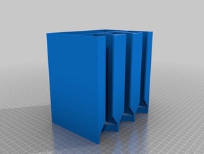 carcassonne büyük kutu tutucu depolama Kulesi karo 3d baskı 3d print model - Mito3D