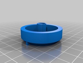 sony cfs 1200 volume knob replacement parts 3d print model - Mito3D