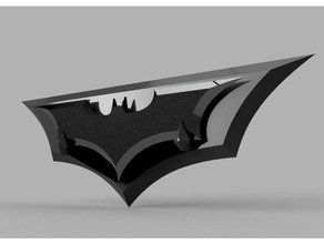 cavaleiro das trevas batarang wallmount adereços batman traje 3d print model - Mito3D