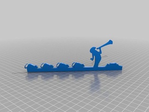 der rattenfaenger von hammeln sinais logotipos 3d print model - Mito3D