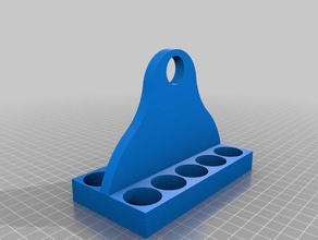 essential oil holder household stand rack young living 3d print model - Mito3D